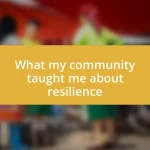 What my community taught me about resilience